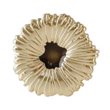 Imagem de WENSHUO 20 peças de botão de haste de costura (preto/dourado, [Linha] 36L - 23 mm - 0,9")