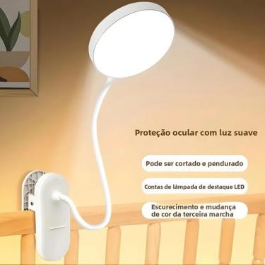 Imagem de Luz De Leitura LED Portátil Proteção Ocular Mini Clip-On 360 graus Lum