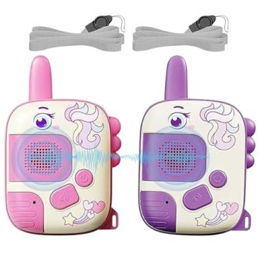 Imagem de Intercomunicador Infantil,300 Metros Walkie Talkies Longo Alcance | Brinquedo Educativo Divertido De Dinossauro,Acampamento Aniversário Parque Jardim Caminhada