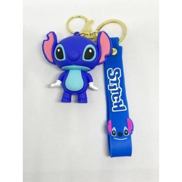 Imagem de Chaveiro Pingente Emborrachado Lilo & Stitch, 02, Stitch 02