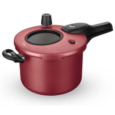 Imagem de Panela de Pressão MTA Visor Superior 4,5L  Cereja