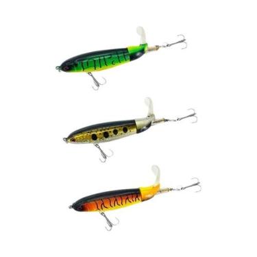 Imagem de Isca De Pesca Topwater 13g 15g 35g Whopper Popper Isca Artificial Dura