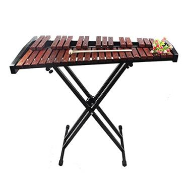 Imagem de Auxiliares de ensino de percussão de 37 tons de mogno xilofone 3 8 graus grátis para piano e bolsa de piano adequada para adultos e crianças