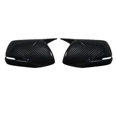 Imagem de Capa Para Espelho Lateral De Carro, Formato De Chifre, Fibra De Carbono, Capa Para Espelho Lateral, Compatível Com Honda CR-V CRV 2017-2020(Carbon Look)