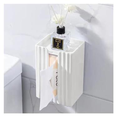 Imagem de x3anggyt5 Dispensador de caixa de lenços de papel autoadesivo de parede para banheiro e cozinha dispensador de papel toalha