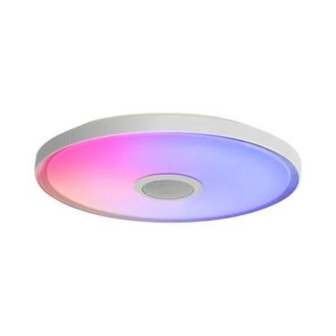 Imagem de Lâmpada De Teto LED RGB Inteligente Com Controle Remoto APP, Luz Regul