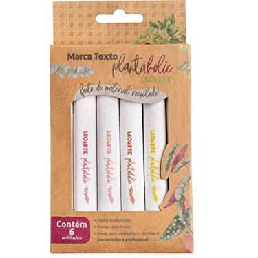 Imagem de Marca Texto Plantaholic 6 Cores Cx C/ 6 Estojos Leoarte