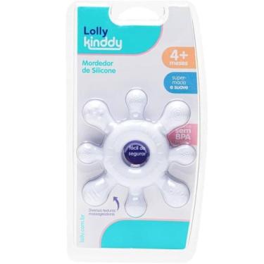 Imagem de Mordedor De Silicone octoplus super macio e suave azul - Lolly Kinddy