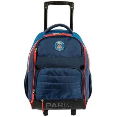 Imagem de Mochila Sestini Com Rodinhas Escolar PSG Play Azul-Unissex