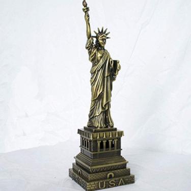 Imagem de Estátua Da Liberdade Enfeite Miniatura Decoração Metal 25Cm