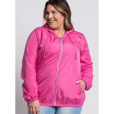 Imagem de Jaqueta Feminina Plus Size Corta Vento Sem Forro - Serena-Feminino