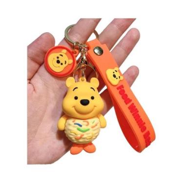 Imagem de Chaveiro De Desenho Animado Winnie the Pooh, Pingente Fofo Para Bolsa,