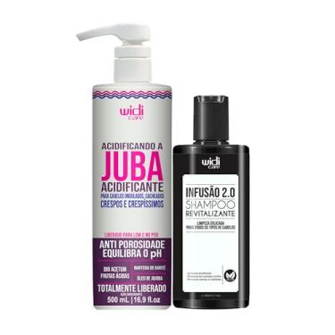Imagem de Kit Widi Care Acidificante Juba 500ml + Shampoo Infusão 2.0 300ml