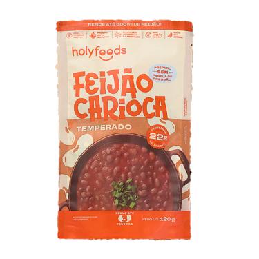Imagem de Feijão Carioca Temperado Holyfoods 120g
