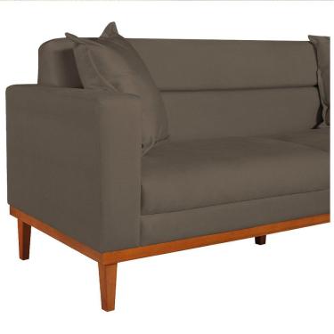 Imagem de Sofá 2 Lugares Viena Suede - Amarena Móveis Cor Marrom