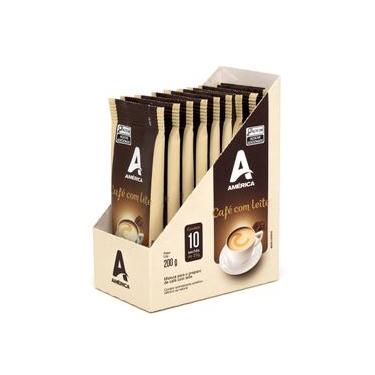 Imagem de Café Com Leite América 10 Sachês de 20g cada
