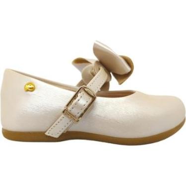 Imagem de Sapatilha Infantil Menina Casual Social Dia a Dia Passeio Batizado Com Laço Anatômica Pampilli 4.010-Feminino