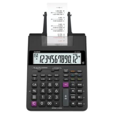Imagem de Calculadora Com Bobina Casio, 20 Linha, 2 Cores Impressão, Fonte De Alimentação, Bivolt, Preto -  Hr-100rc-bk-b-dc