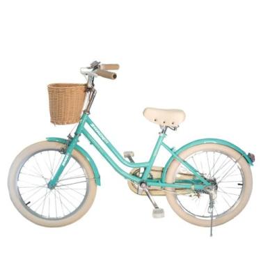 Imagem de Bicicleta Infantil Bike Aro 20 Retro Menina - Zrader, Azul
