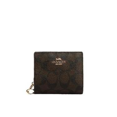 Imagem de Carteira Coach Snap Wallet Signature Leather - C3309-Feminino