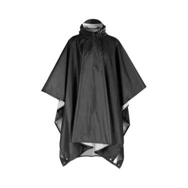 Imagem de Poncho De Chuva Impermeável Com Capuz 3 Em 1, Estilo Militar, Para Mot