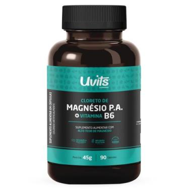 Imagem de Magnésio PA + Vitamina B6 90 Cápsulas - Uvits