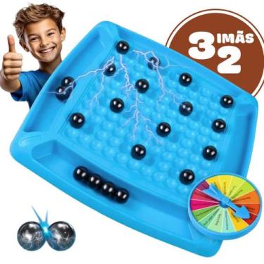 Imagem de Tabuleiro Magnético Jogo De Xadrez ímã Portátil Pedras Brinquedo Educa