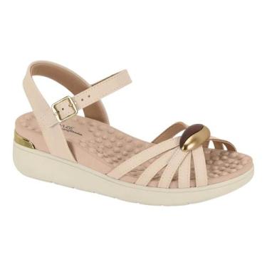 Imagem de Sandália Modare Napa Floather Feminina Bege Casual -, Bege, 38