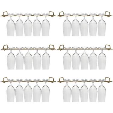 Imagem de Conjunto 6 Organizadores Porta Taças 42cm Suportes Para Pendurar Taças
