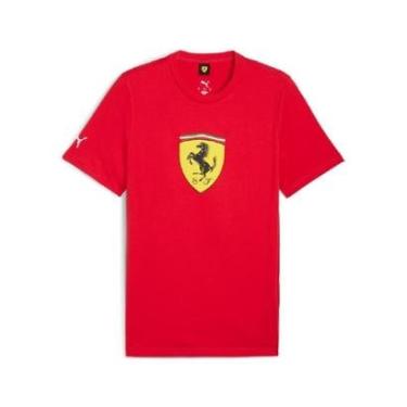 Imagem de Camisa Puma Ferrari Sportswesr Escudo Vermelho - Masculino-Masculino