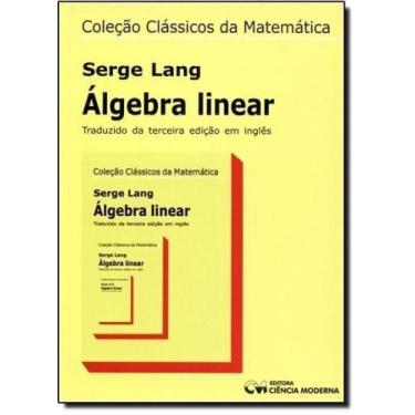 Imagem de Algebra Linear - Coleção Clássicos da Matemática - CIENCIA MODERNA, 3