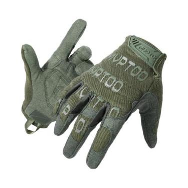 Imagem de Luvas Táticas Camufladas Com Tela Sensível Ao Toque, Dedo Inteiro, À P