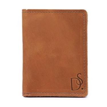 Imagem de Carteira Masculina Slim em Couro Porta Cartao Vertical Lisa Pequena Portatil Forro Interno-Masculino