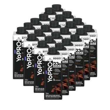 Imagem de YoPRO Bebida Láctea UHT Chocolate 23g de Proteínas 250ml Caixa 24 Unid