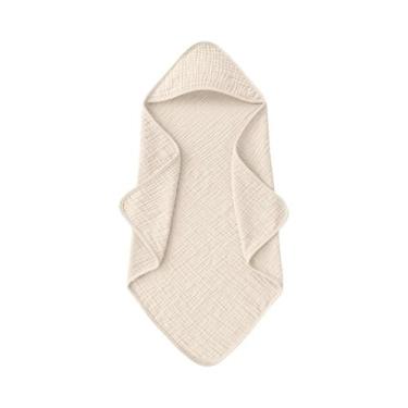Imagem de Toalhas De Bebê Com Capuz Ultra Macias Em Muslin 100% Algodão Toalhas 