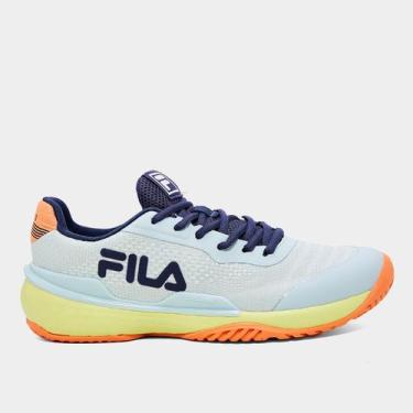 Imagem de Tênis Fila Invicto Feminino, Verde, Laranja, 37
