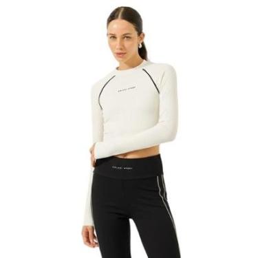 Imagem de Blusa Colcci Canelada Slim Off Shell Feminina-Feminino