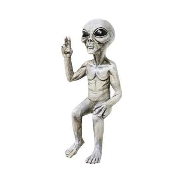 Imagem de Estátua De Resina Alienígena Para Jardim Externo, Escultura Para Decor