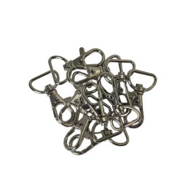 Imagem de Kit de fecho lagosta 081 prata 4cm x 2,5cm - 70 unidades - RUSSO ART I