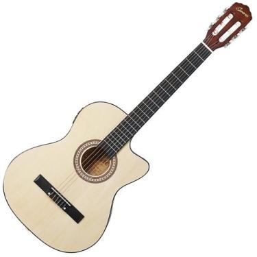 Imagem de Violão Eletroacústico Natural 6 Cordas Nylon Com Equalizador Passivo 2