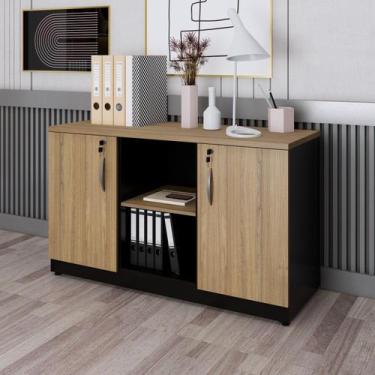 Imagem de Armário para Escritório Multiuso Baixo com Chave 25mm Yescasa