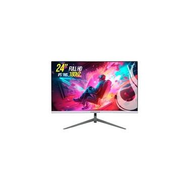Imagem de Monitor Gamer Rise Mode Prime 24", FHD, 180Hz, 1ms, IPS, FreeSync, HDR 400, HDMI e VGA,...