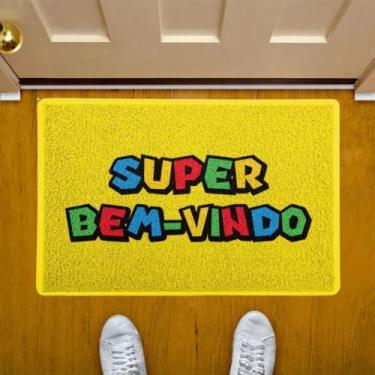 Imagem de Capacho 60x40cm Super Mario World - BEEK