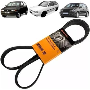 Imagem de Correia Alternador Com Direção Sem Ar gol parati polo 1.0 16v - CONTIN