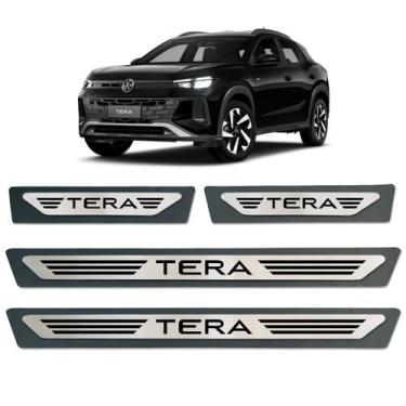 Imagem de Jogo Soleiras De Aço Inox Escovado VW Tera - Rafcar