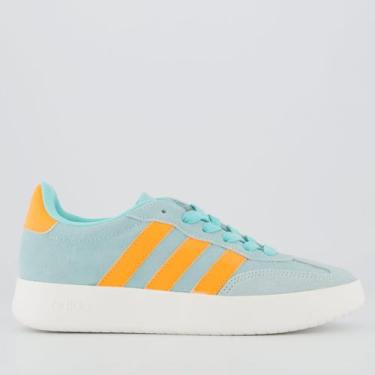 Imagem de Tênis Adidas Barreda Feminino Verde e Laranja, 35
