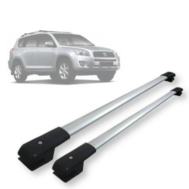 Imagem de Rack Bagageiro De Teto Travessa Toyota RAV4 2005 a 2012 Alumínio MN-60