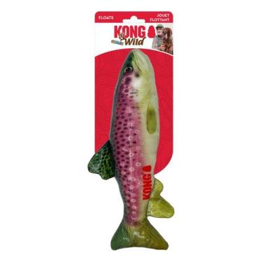 Imagem de Brinquedo Aquático Kong Wild Shieldz Peixe Truta para Cães Médio