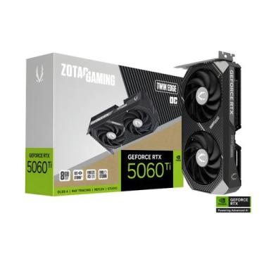 Imagem de Placa de Vídeo Zotac GeForce RTX 5060 Ti Twin Edge OC 8GB GDDR7 128 Bi