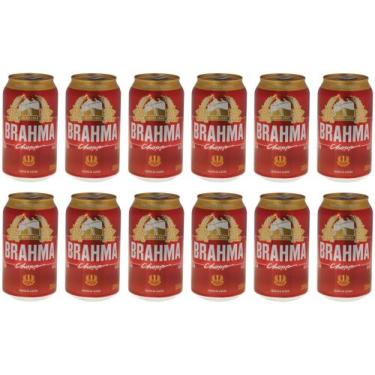 Imagem de Cerveja Brahma Chopp Lager Pilsen 12 Unidades - Lata 350ml, 12 Unidade